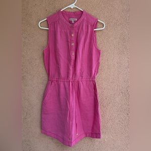 Juicy Couture Dress Pink Size XS Pink Elastic Waist buttons in Front